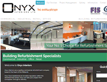 Tablet Screenshot of onyxinteriors.co.uk